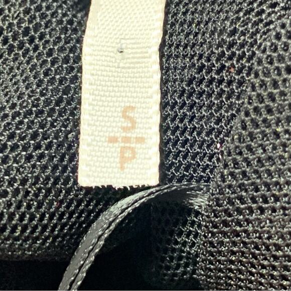 Free People Moonstruck Open Back Black Sequins Top Long Sleeve Size S - Picture 16 of 16